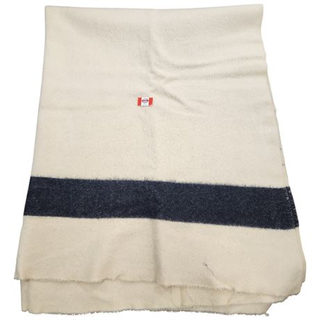Vintage Hudsons Bay Company 1 Point Blanket