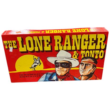 Warren The Lone Ranger Board Game, In Original Box