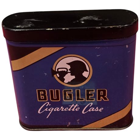 Vintage Bugler Tobacco Pocket Tin