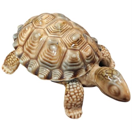 Vintage Wade Porcelain Turtle Trinket Box