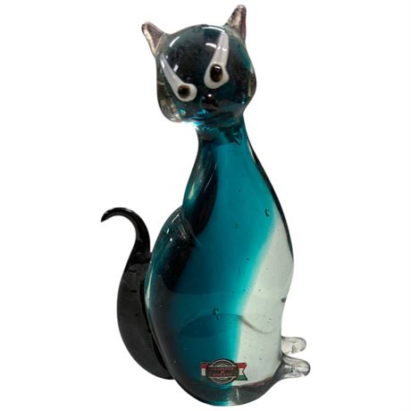 Murano Art Glass Cat