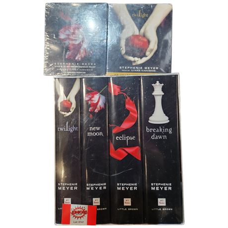 Sealed Twilight Novel Set With Audio Books