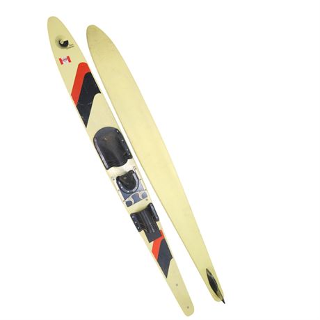 Vintage Pair Of Sun Spinner Water Skis
