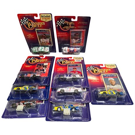 12 Winners Circle Model Cars, In Original Blister Packs