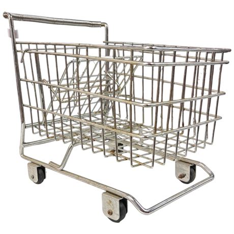Vintage Miniature Shopping Cart
