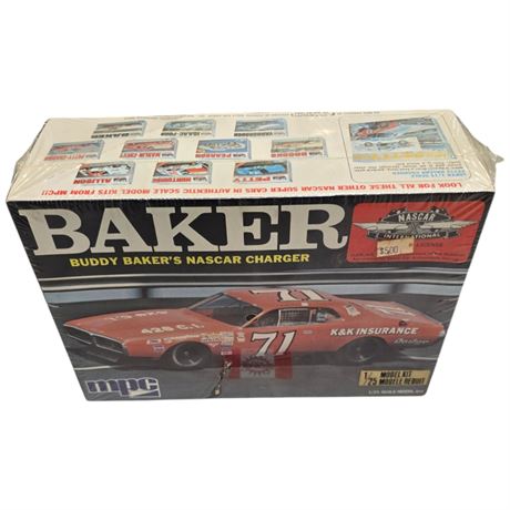 Sealed Mpc Buddy Bakers Nascar Charger 1:25 Model Kit