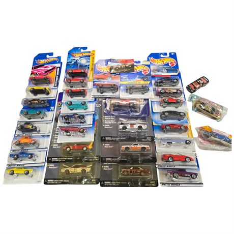 Large Assortment Of Miniature Model Cars, In Original Blister Packs