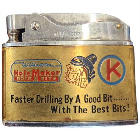 Wiliam Hole Maker Rock Bits Advertising Lighter