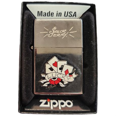 Sailor Jerry Zippo Lighter, In Original Case