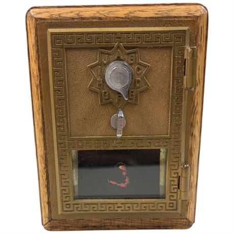 Vintage Coin Bank Safe By The Knothole