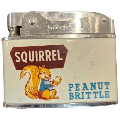 Squirrel Peanut Brittle Advertising Lighter