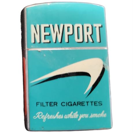 Vintage Newport Cigarette Advertising Lighter