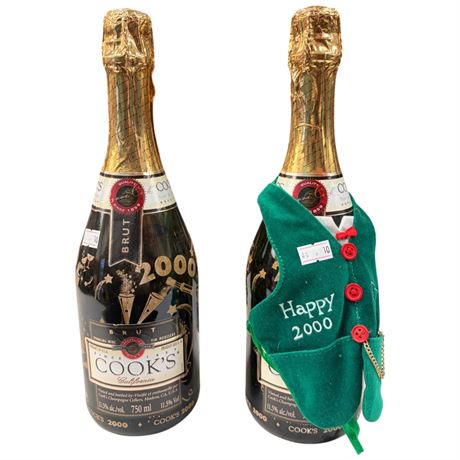 2 750Mls Sealed Bottles Of Cooks California Sparkling Wine