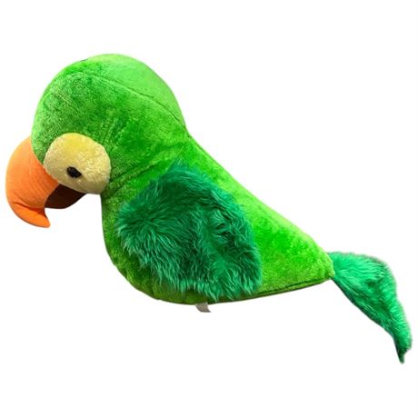 Large Vintage Plush Parrot