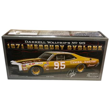 1:24 Die Cast Darrell Waltrips #95 1971 Mercury Cyclone