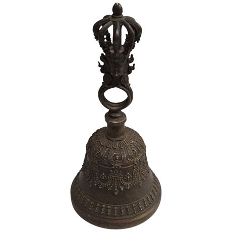 Vintage Metal Tibetan Buddhist Ritual Bell