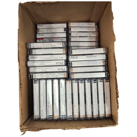 Large Assortment Of Phish Cassette Soundboard Recordings