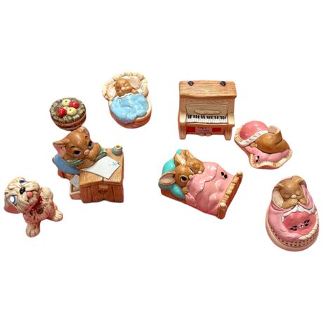 Assorted Vintage Pendelfin Figurines