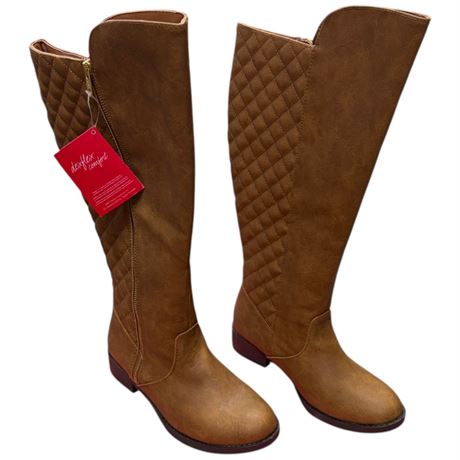 Dexflex Comfort Tysen L Cognac Ladies Boots, Size 8