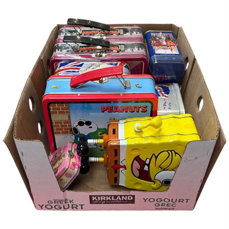Assorted Retro Lunch Boxes