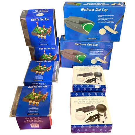 7 Sealed Golf Games, Tic Tac Toe, Electric Golf, Etc..