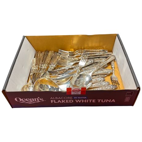 Italian Silver Plate Cutlery Set