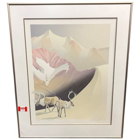 Framed Print "Ridge Walk" Signed Elizabeth Scott #59 Of 142
