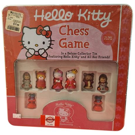 Sealed Hello Kitty Chess Game, In Deluxe Collector Tin