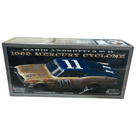 1:24 Die Cast Mario Andrettis #11 1968 Mercury Cyclone