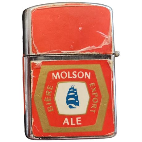 Vintage Auer Molsen Ale Advertising Lighter