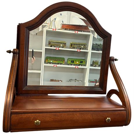 Ethan Allen Dresser Vanity Mirror & Jewelry Box