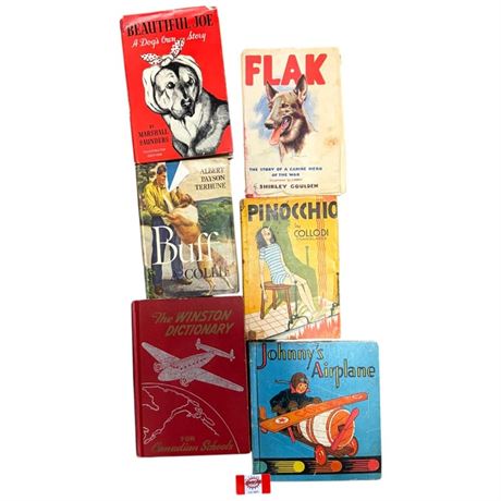 6 Assorted Vintage Novels