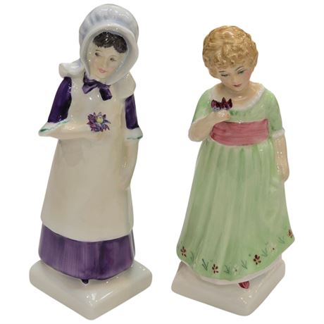 2 Vintage Royal Doulton Figurines "Tess" & "Anna"