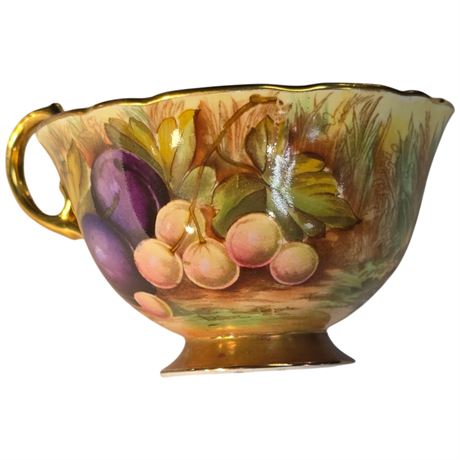 Vintage Signed Aynsley "Orchard Gold" Tea Cup