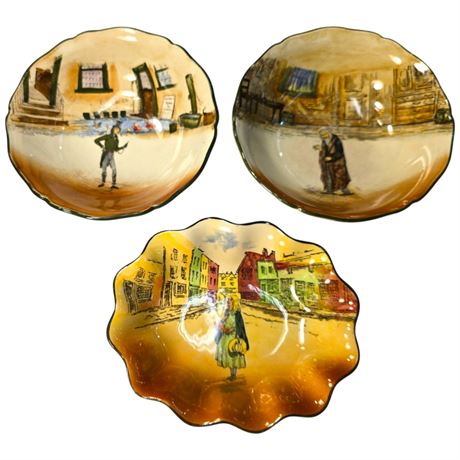 3 Vintage Royal Doulton Dishes
