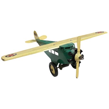 Early Steelcraft U.S. Mail Airplane In Excellent Original Paint