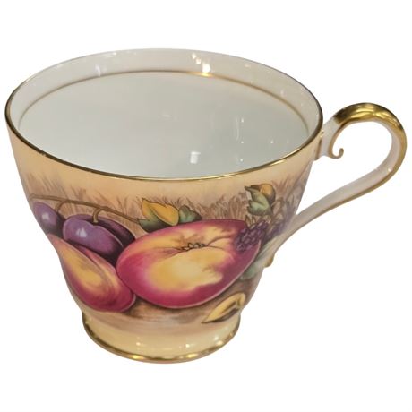 Vintage Signed Aynsley "Orchard Fruit" Tea Cup