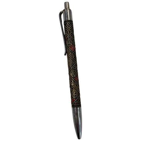 Sterling Silver Tribes Of Israel Embossed Pen