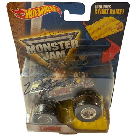 2017 Monster Jam Signed Zombie Hot Wheel