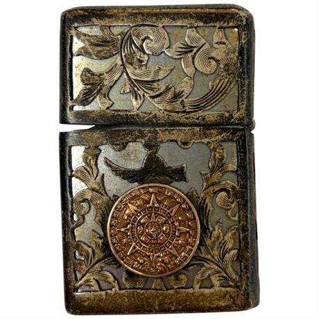 Sterling Silver Overlay On Lighter