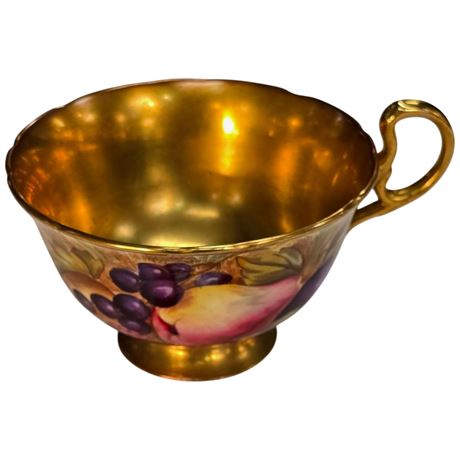 Vintage Signed Aynsley "Orchard Gold" Tea Cup