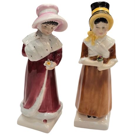 2 Vintage Royal Doulton Figurines "Louise" & "Sophie"