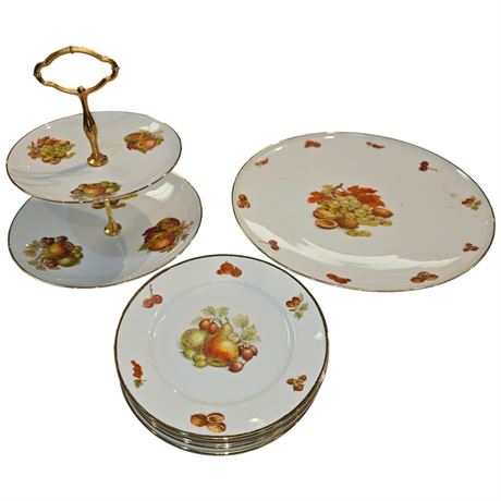 8 Pieces Of  Western German Luncheon Set