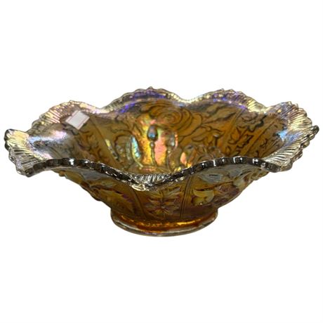 Vintage Carnival Glass Bowl