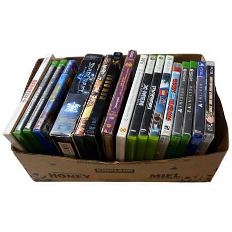 Assorted Video Games & Movies