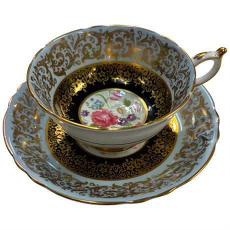Double Stamped Paragon Cup & Saucer