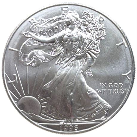 1996 Liberty 1 Oz Fine Silver United States Dollar