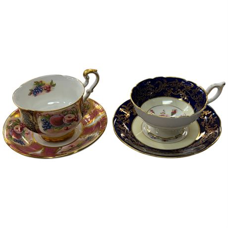 Coalport & Paragon Cups & Saucers