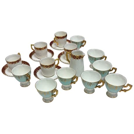 Approx 19 Pieces Of Royal Crown Derby Demi-Tass