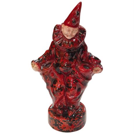 Vintage Crown Ducal Spectria Flambe Porcelain Jester